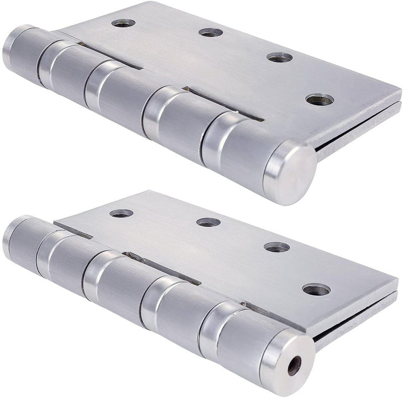 Stylever 3 Pack - 4"x4" Self Closing Door Hinges, Spring Loaded Hinges for Interior & Exterior Doors, Automatic Door Closer Hinge, Soft Close Door Hinges, Squared Corners Auto Close Spring Hinge - Image 4